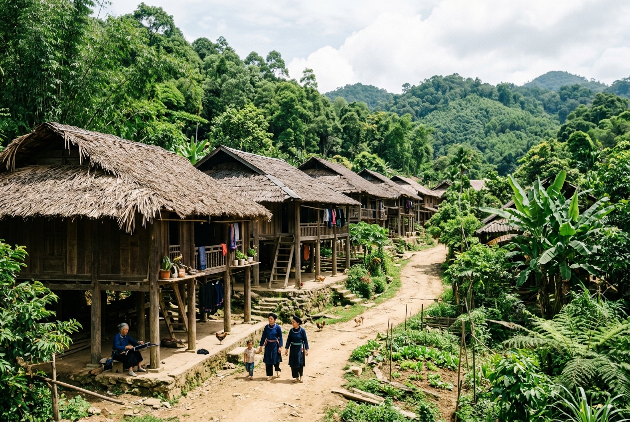 Bản làng Thái Hải